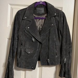 BlankNYC No Limit Suede Moto Jacket